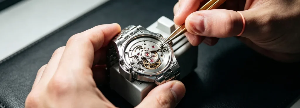 Watch quality control before shipment