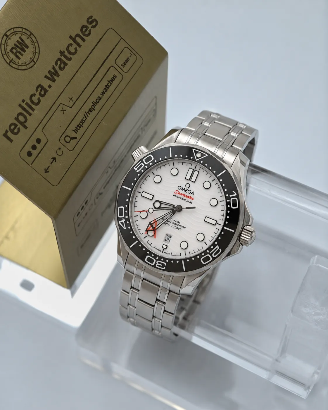 Super Clone OMEGA Seamaster 210.30.42.20.04.001 42mm Wavy Dial 8800 Movement Dive Watchs
