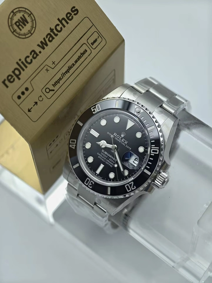 Super Clone Rolex Submariner Date M126610LN‑0001 41mm Black Dial Black Cerachrom Bezel VS Factory Watch
