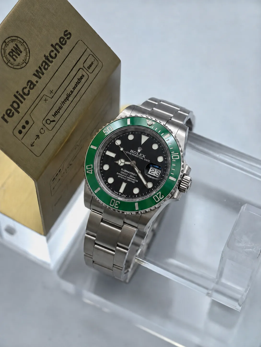 Super Clone Rolex Submariner Date M126610LV‑0002 41mm Black Dial Green Cerachrom Bezel VS Factory Watch