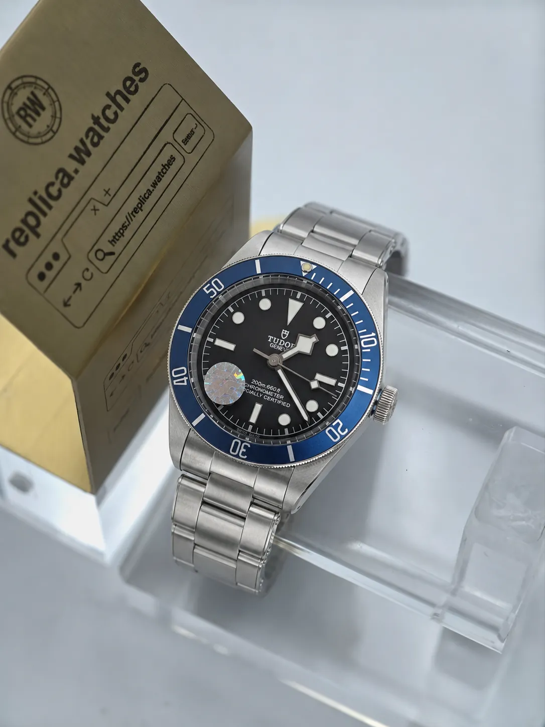 Super Clone Tudor Black Bay M79230B-0008 41mm Blue Bezel Black Dial No Date Snowflake Hands MT5602 Z Factory Watch
