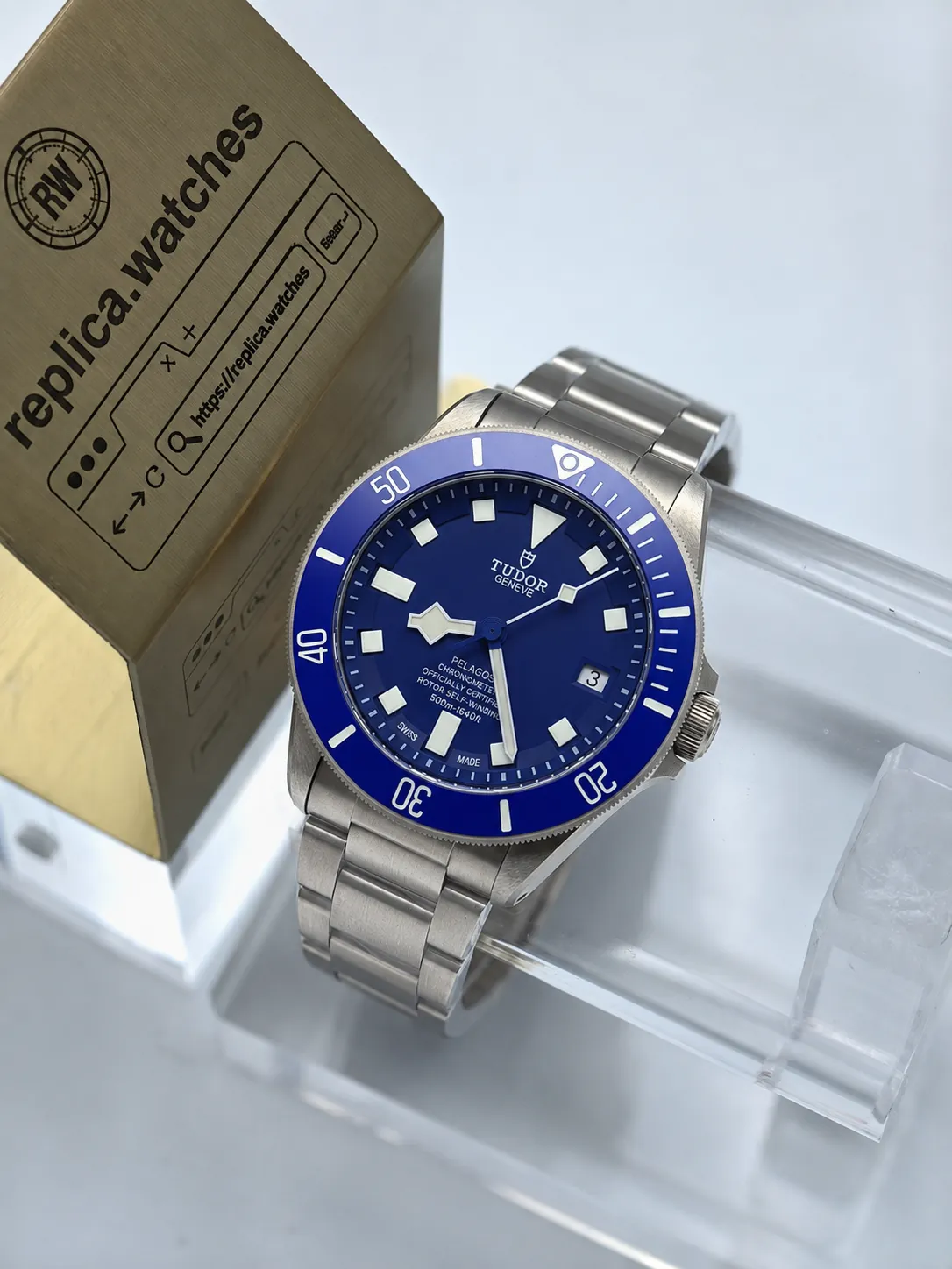 Super Clone Tudor Pelagos M25600TB-0001 42mm Titanium Blue Dial Diver Watch Snowflake Hands MT5612 XF Factory