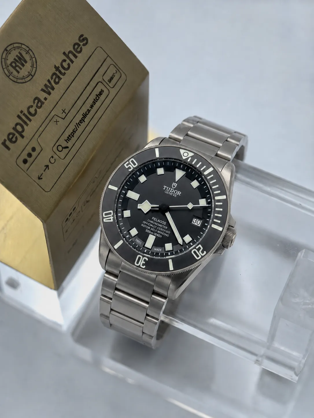 Super Clone Tudor Pelagos M25600TN-0001 42mm Titanium Case Black Rotating Bezel Calendar Dive XF Factory Watch