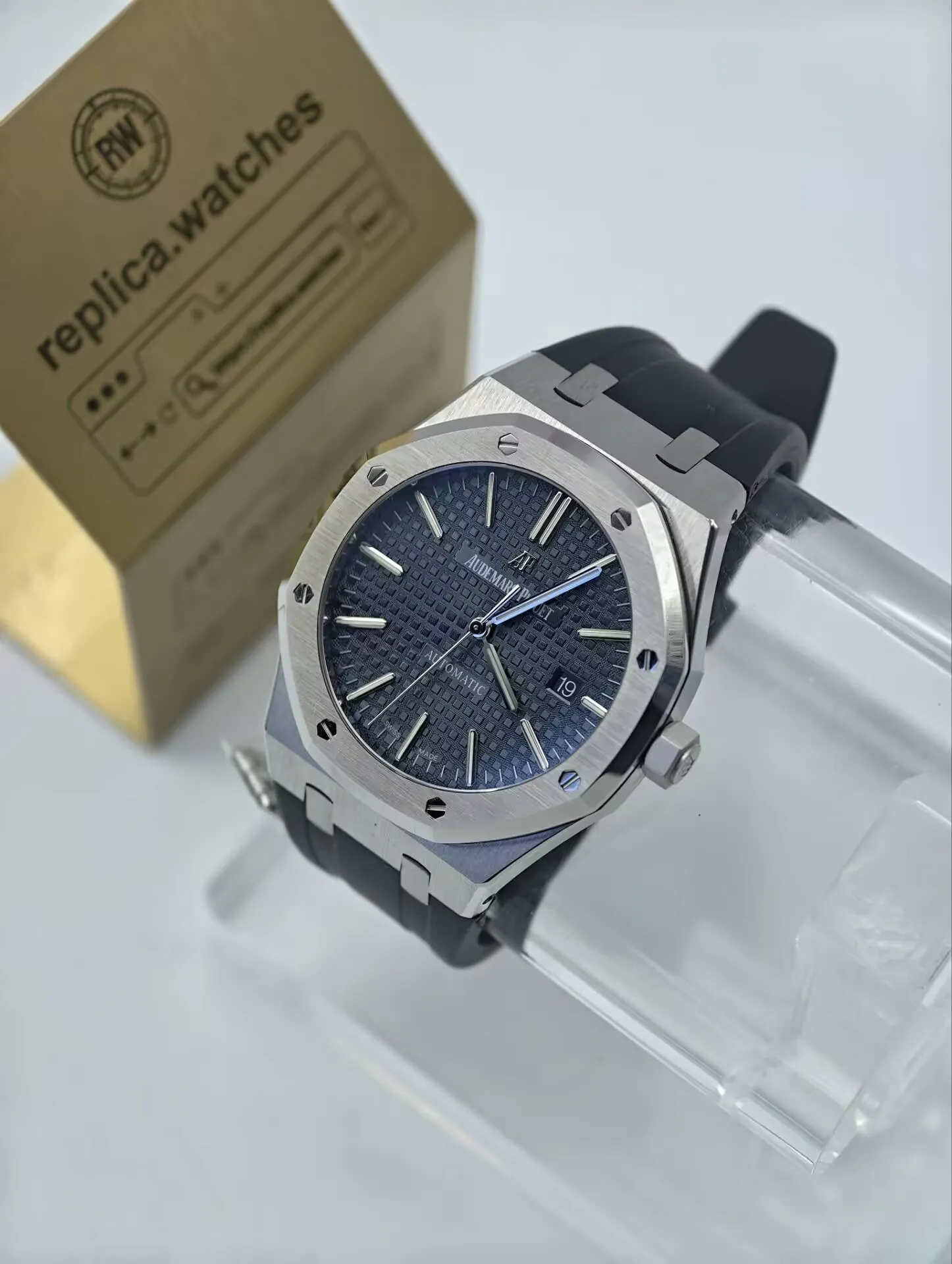 Audemars Piguet Royal Oak 15400ST.OO.1220ST.03 3120 Movement 41mm Blue Tapisserie Dial Super Clone Watch