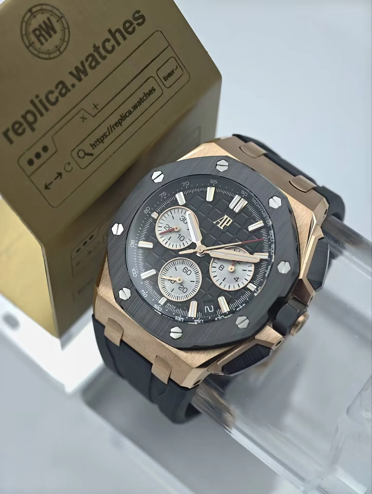 Audemars Piguet Royal Oak Offshore 26420RO.OO.A002CA.01 42.5mm Free-Sprung 4401 Movement Replica Watch
