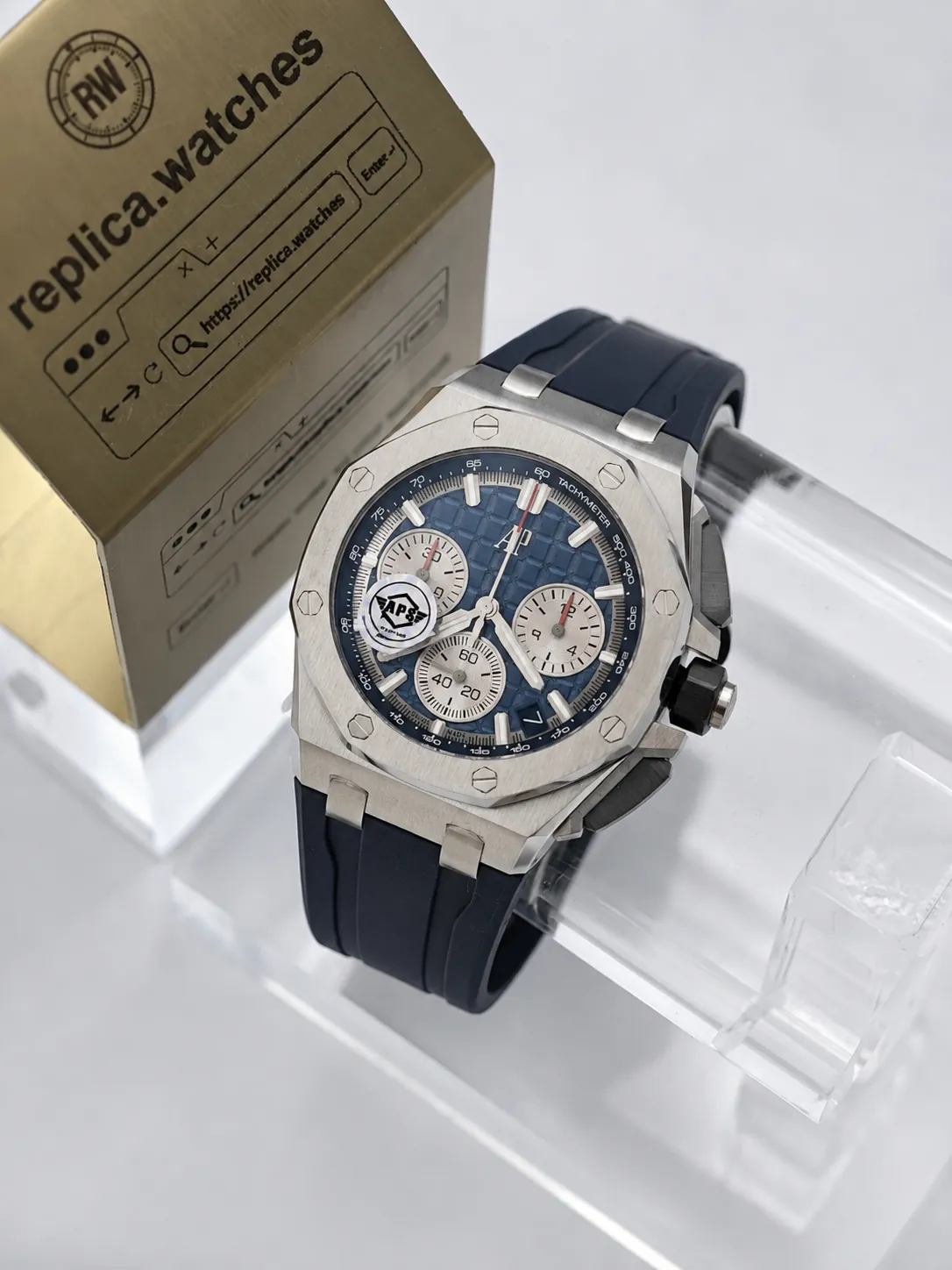 Audemars Piguet Royal Oak Offshore 43mm 26420TI.OO.A027CA.01 4401 Movement Blue Dial Sports Replica Watch