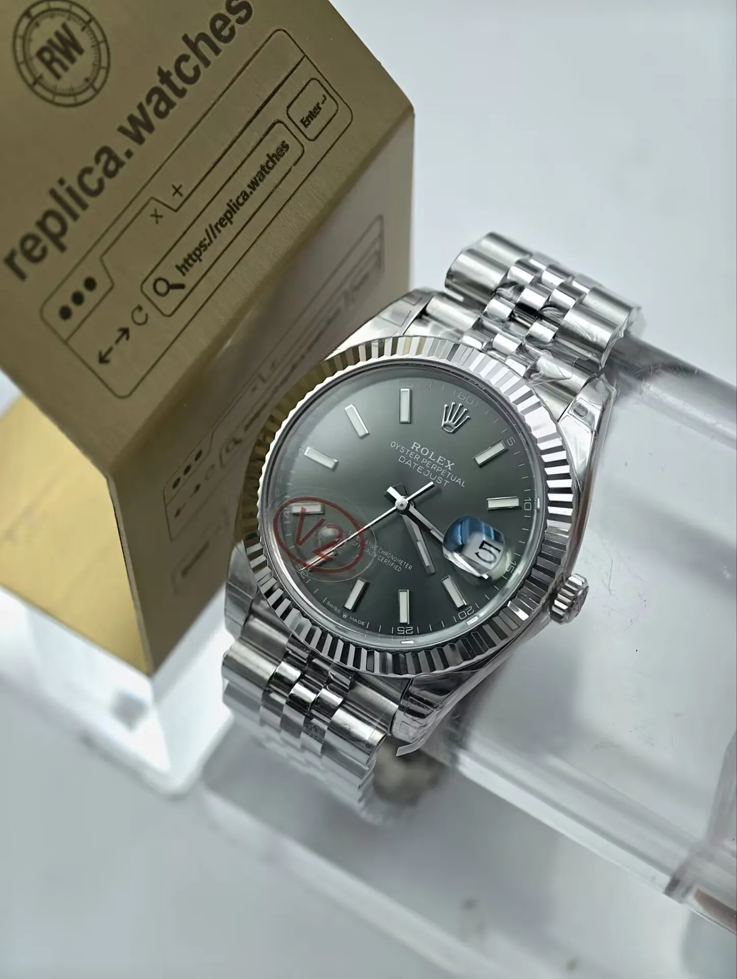 Rolex Datejust M126334-0028 41mm 3235 Movement Mint Green Dial Replica Watch