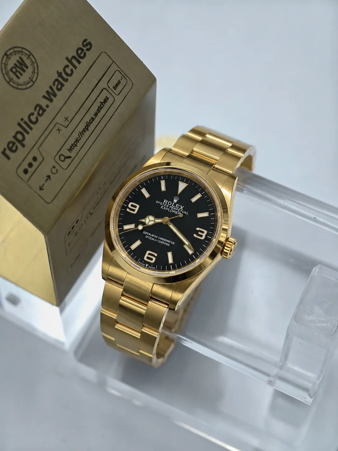 Rolex Explorer 124273 36mm Professional Sports Replica Watch 3230 Movement Sapphire Crystal