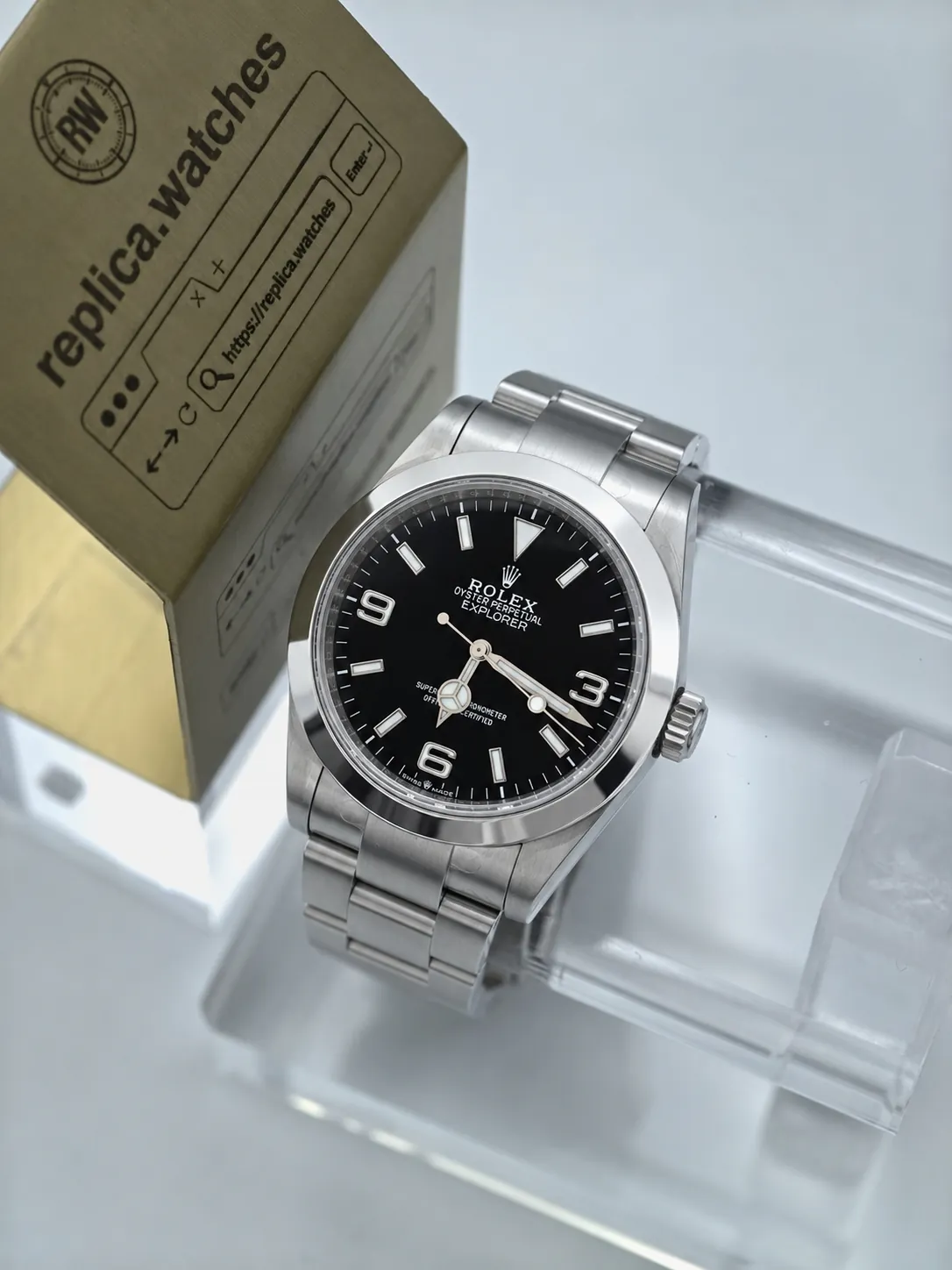 Rolex Explorer M224270-0001 40mm 3230 Movement 904L Steel Adventure Replica Watch