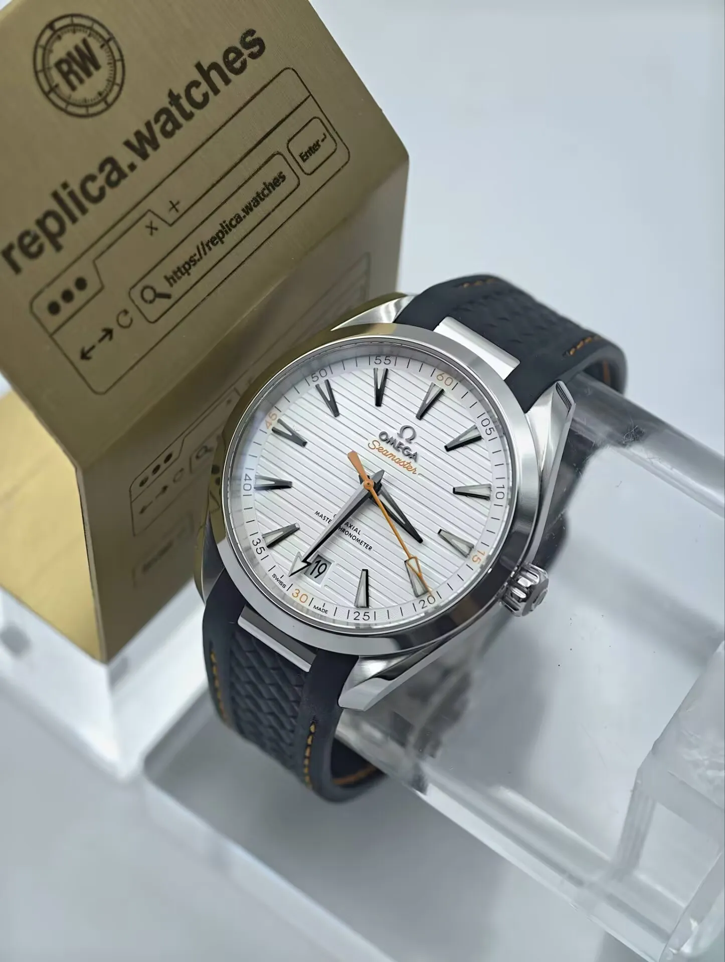Omega Seamaster Aqua Terra 220.12.41.21.02.002 41mm 8900 Movement Silver White Dial Replica Watch