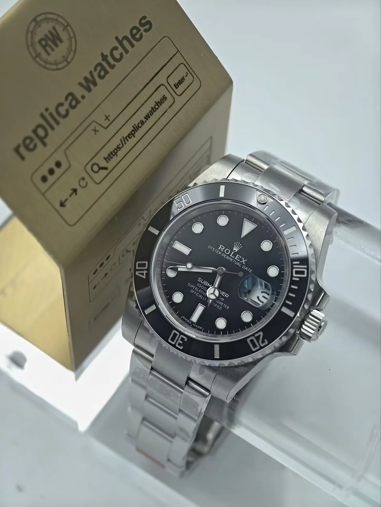 Rolex Submariner M116610LN-0001 40mm 3135 Movement Black Ceramic Bezel Replica Watch