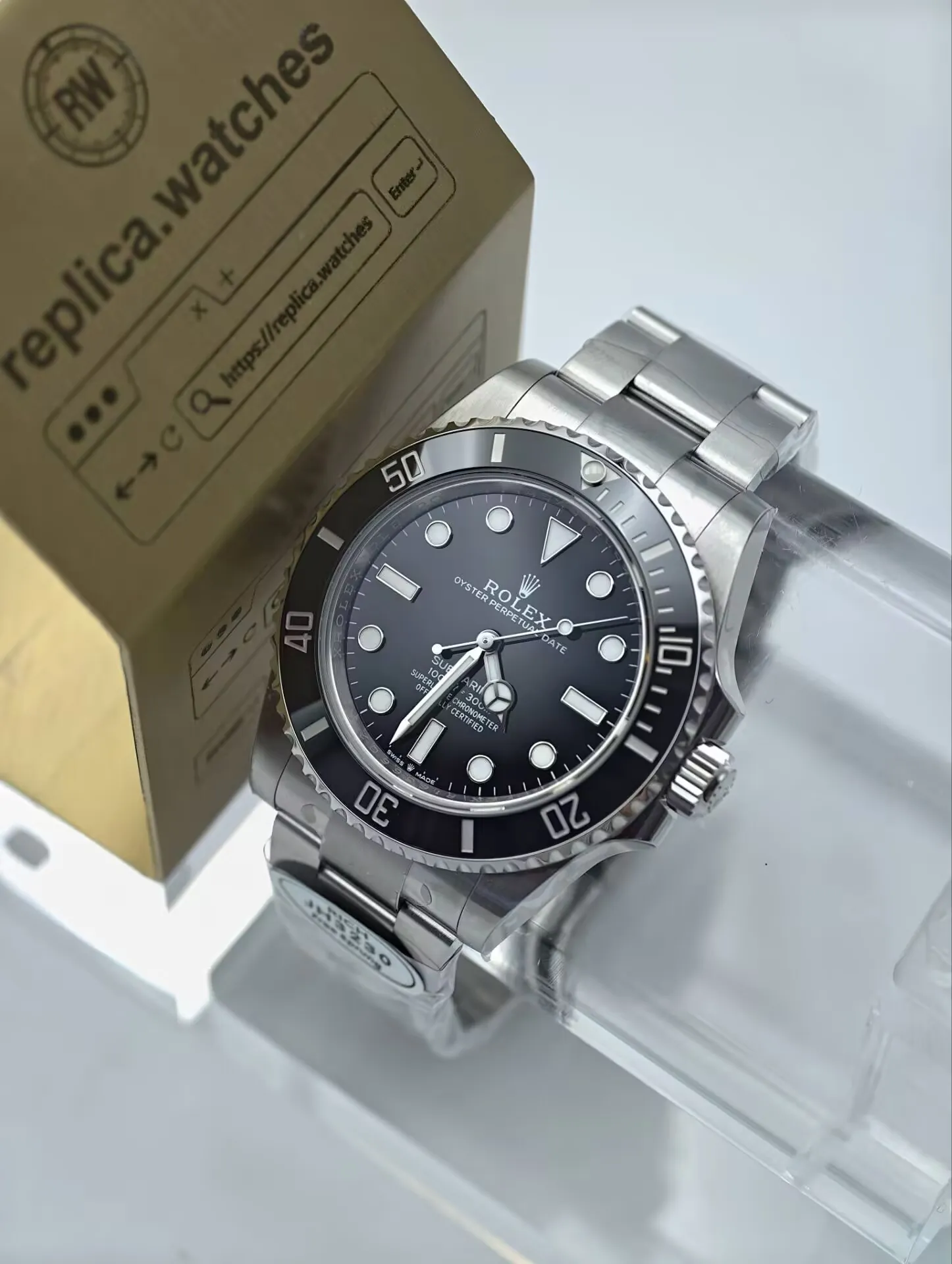 Rolex Submariner 41mm M124060-0001 3230 Free-Sprung Movement 904L Steel Dive Super Clone Watch