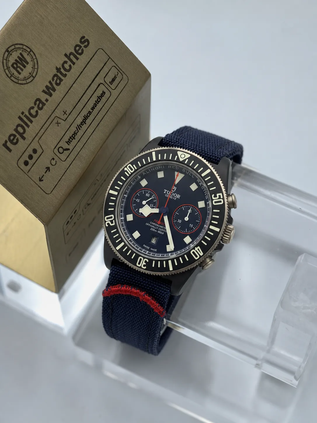 Tudor Pelagos FXD Chrono M25807KN-0001 Replica MT5813 Movement 43mm Carbon Fibre Sports Watch