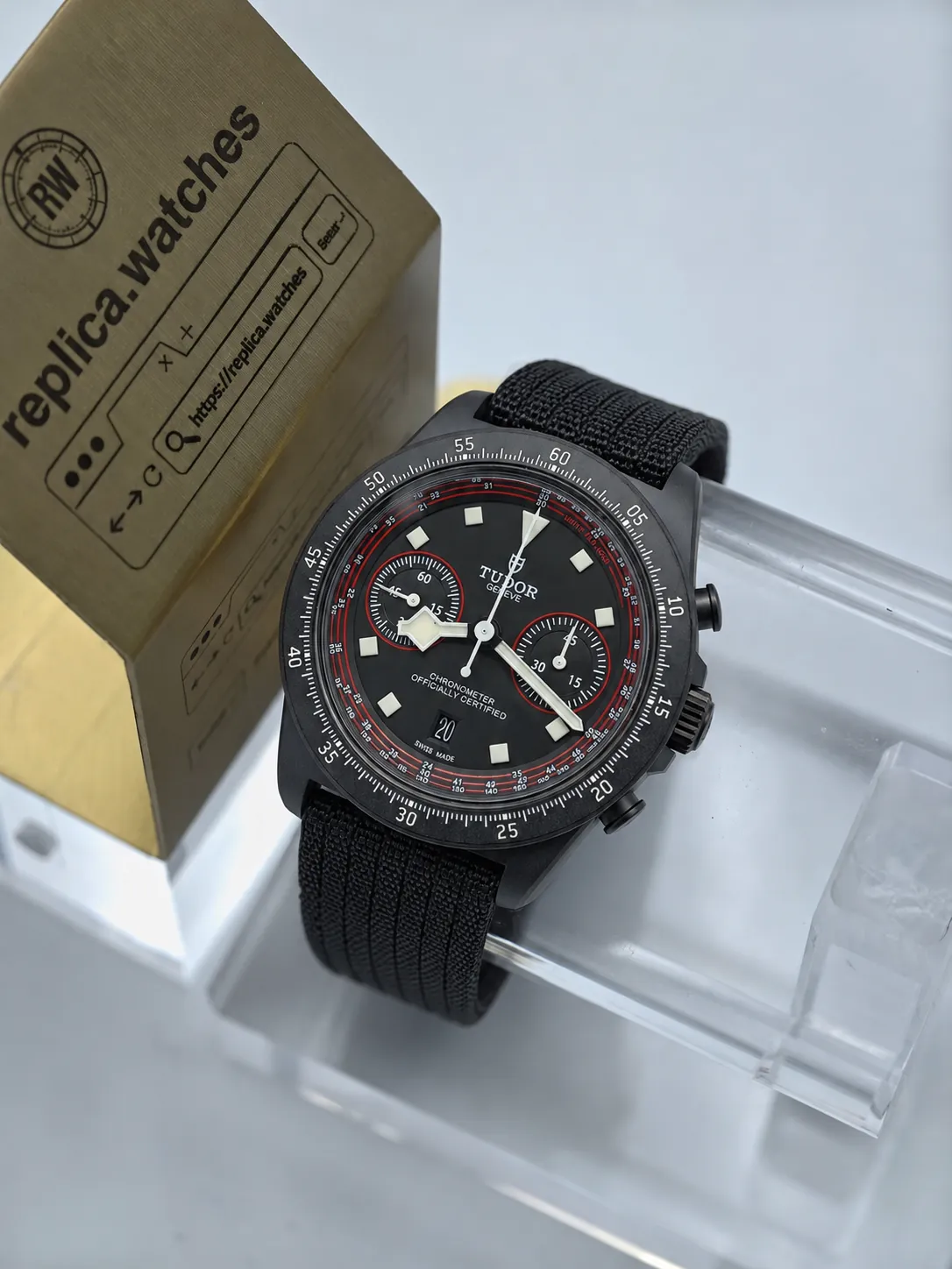 Tudor Pelagos FXD Chrono M25827KN-0001 43mm Replica MT5813 Movement Carbon Fibre Watch