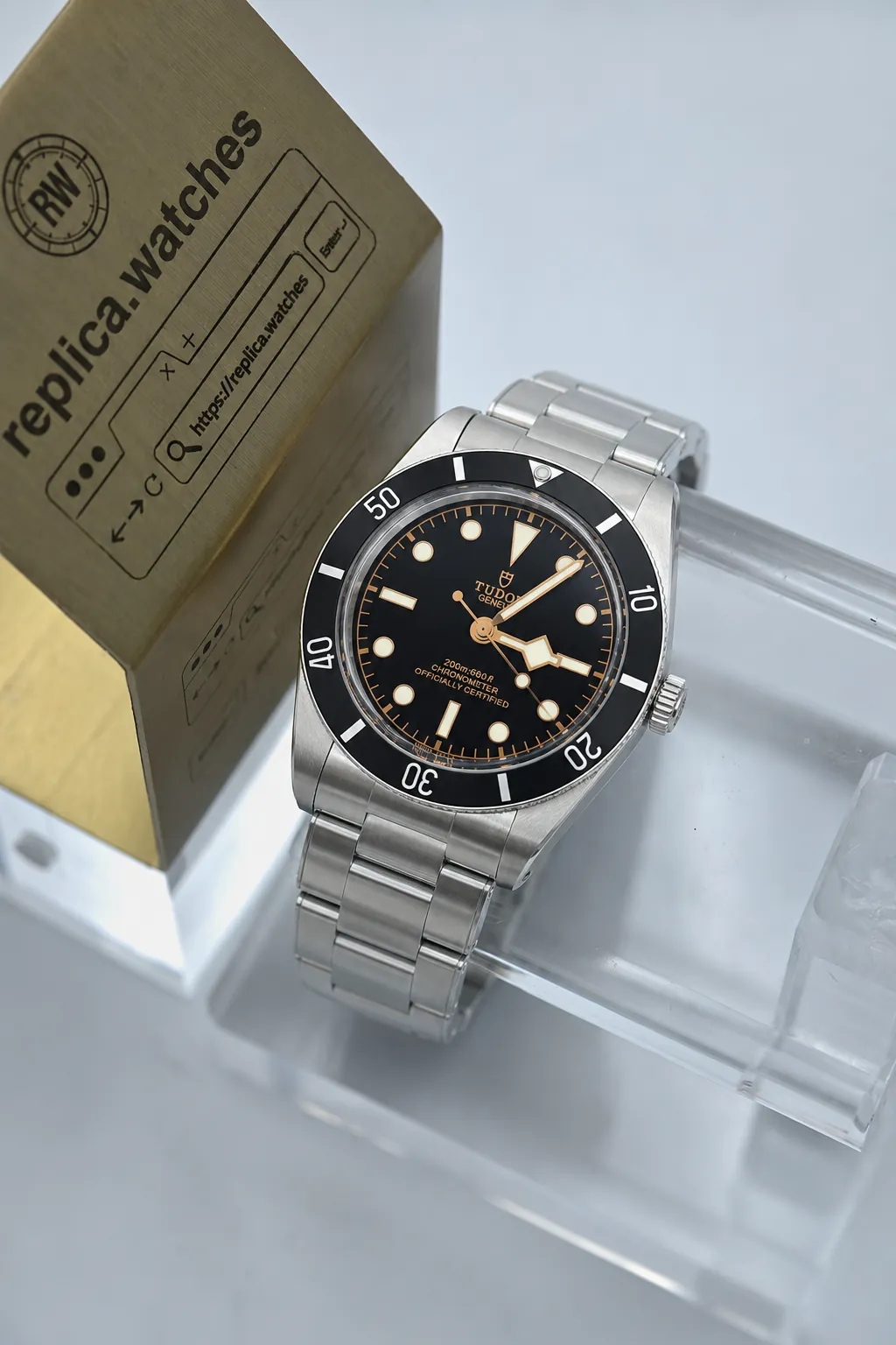 Tudor Black Bay 54 M79000N-0001 37mm Replica MT5400 Movement Stainless Steel Black Dial Watch