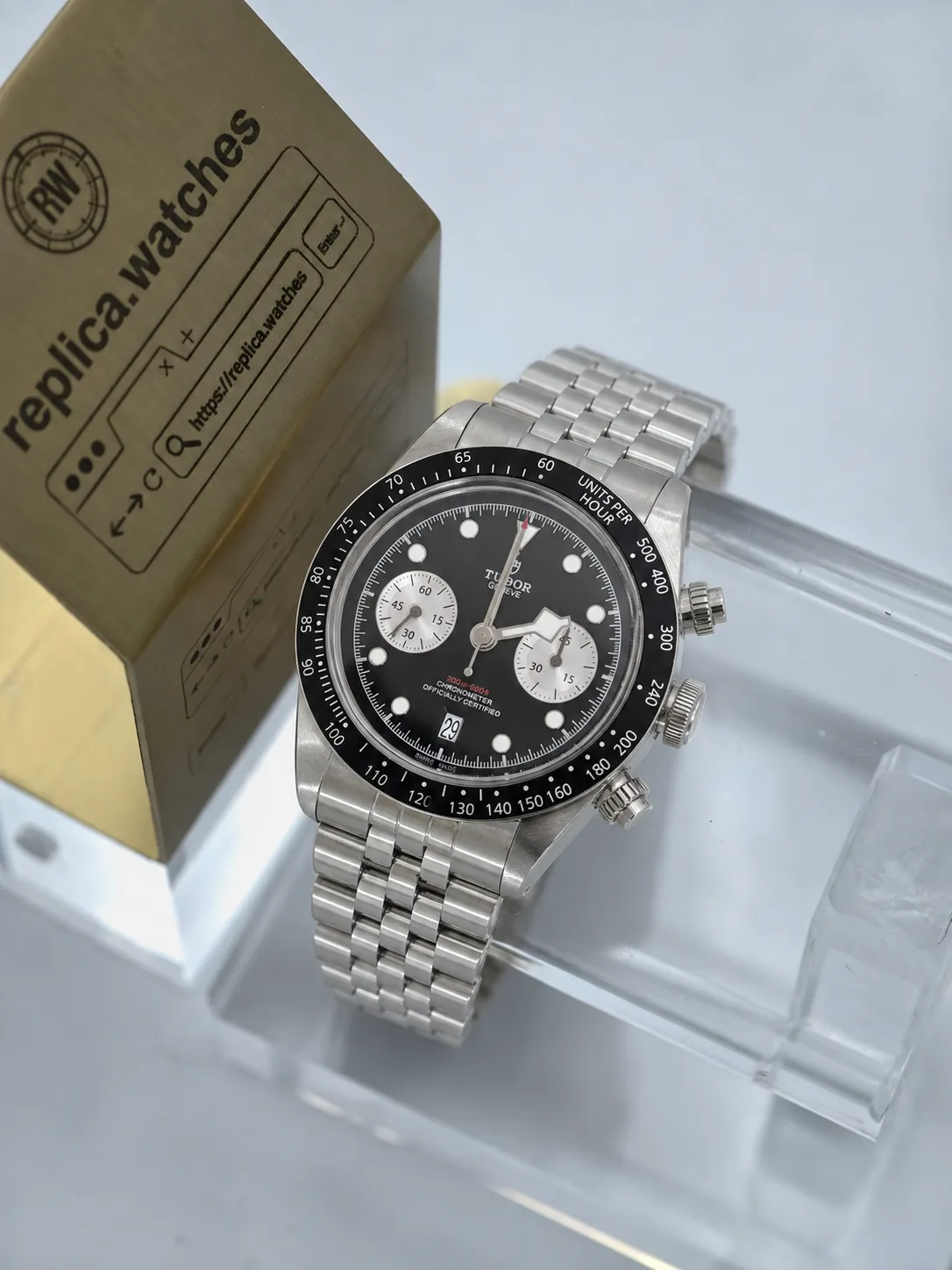Tudor Black Bay Chrono M79360N-0013 41mm Super Clone 7750 Movement Reverse Panda Chronograph Watch