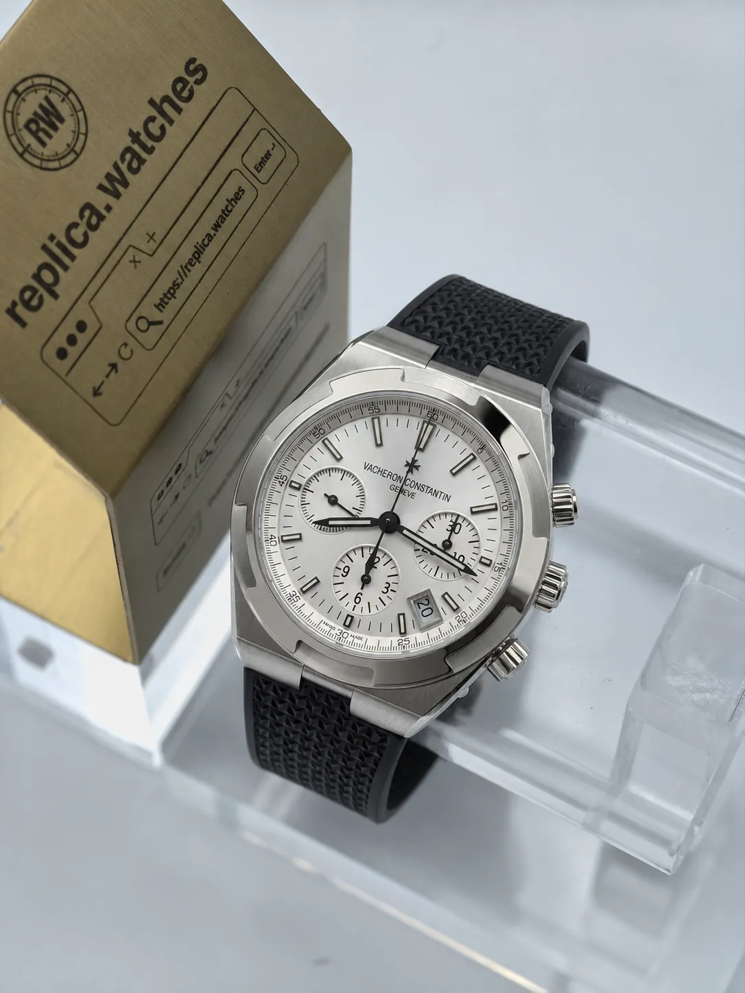 Vacheron Constantin Overseas 5500V/110A-B075 42.5mm 5200 Movement Silver-White Dial Luxury Sports Replica Watch