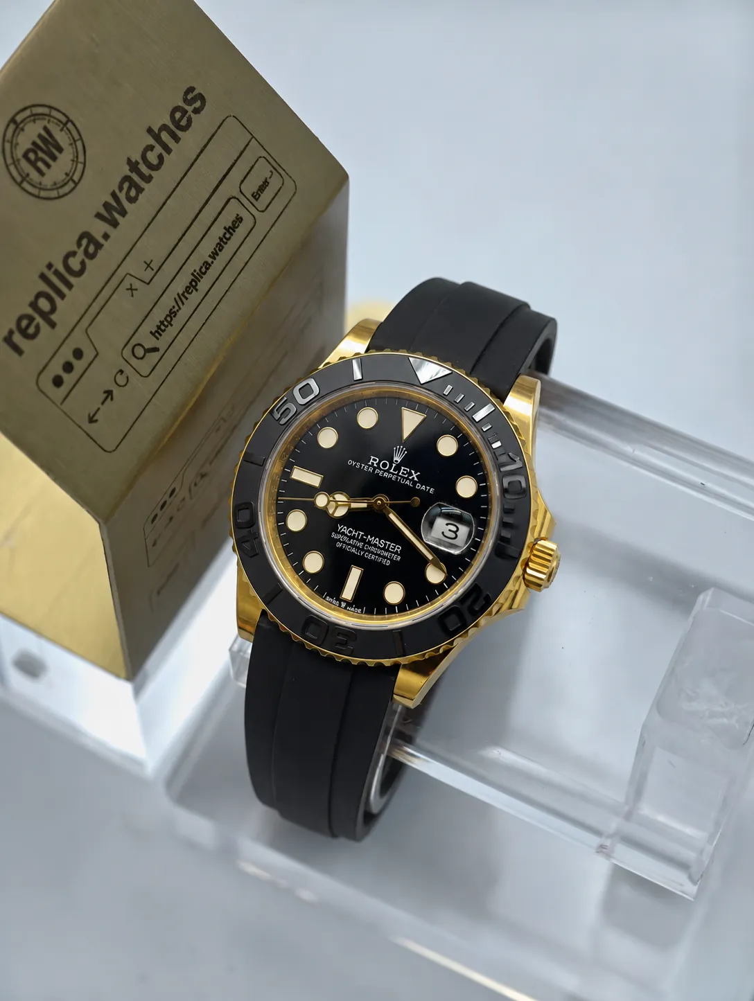 Rolex Yacht-Master 3235 Movement M226658-0001 42mm Super Clone Black Dial Luxury Sports Watch