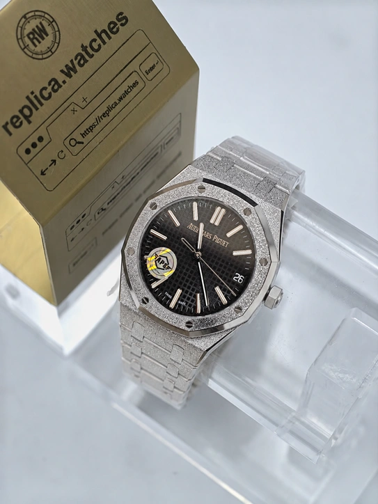 Audemars Piguet Royal Oak 15510ST Frosted 41mm 316L Black Dial Super Clone Watches 1:1