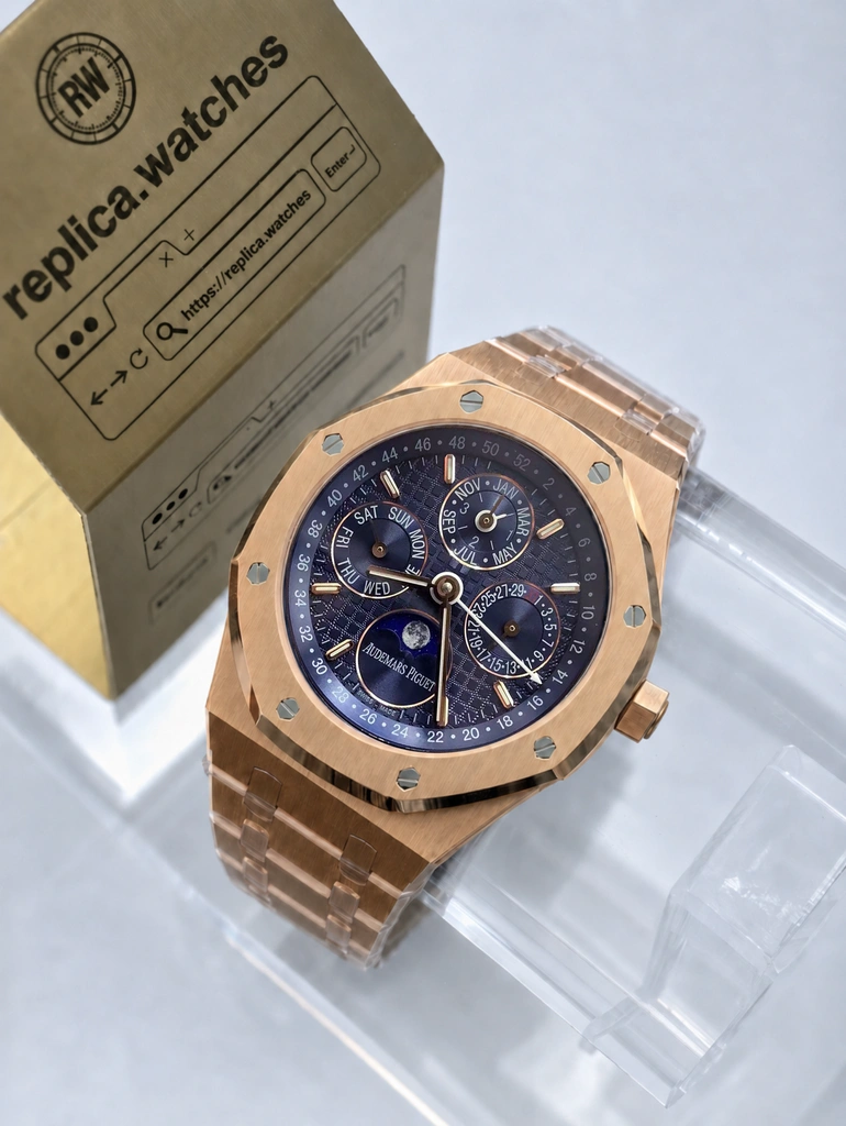 Audemars Piguet Royal Oak 26574OR.OO.1220OR.03 Super Clone Watch 41mm Blue Dial Clone Calibre 5134