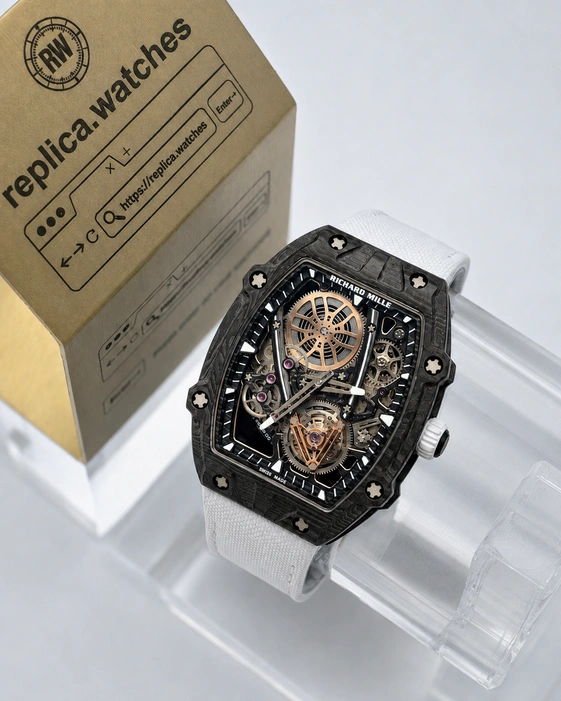Richard Mille RM 27-05 Rafael Nadal Carbon Fiber Super Clone Watch 1:1 Clone Automatic Skeleton Edition