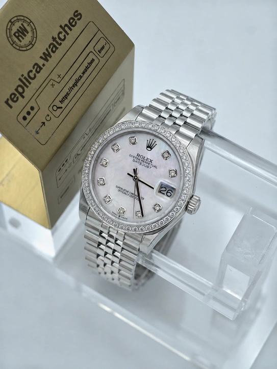 Rolex Datejust 31 M278384RBR-0008 Super Clone Watch White Mother of Pearl Dial Replica