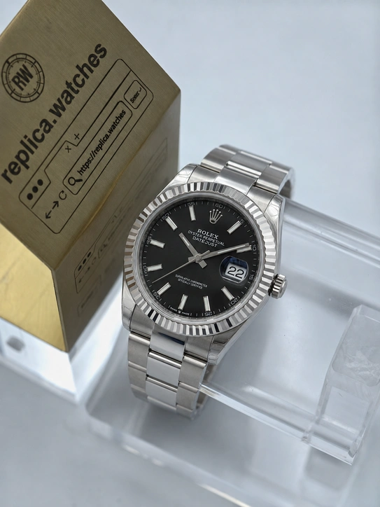Rolex Datejust 41 M126334-0017 Black Dial 904L Steel Super Clone Mens Watch