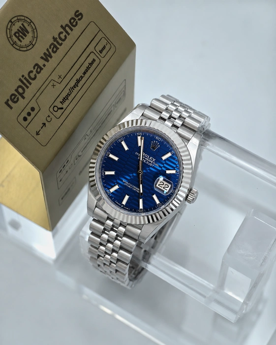 Rolex Datejust M126334-0032 Super Clone 41mm Blue Wave Dial 904L Steel Luxury Automatic Watch