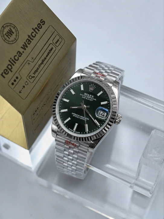 Rolex Datejust 31mm m278274-0018 Mint Green Sunray Dial 904L Steel Super Clone Watch