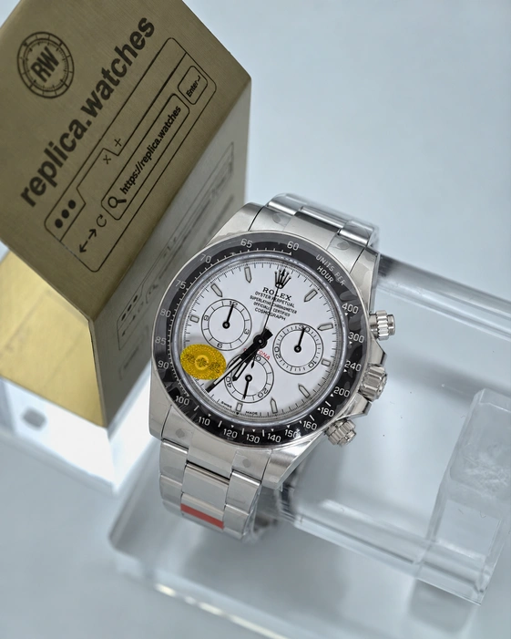 Rolex Daytona M126502-0001 Super Clone Watch 40mm White Dial 904L Steel Ceramic Bezel High Quality Clone