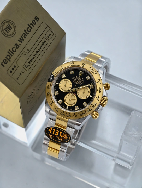 Rolex Daytona M126503-0002 Gain Weight Super Clone Watch 40mm Black Dial Clone Calibre 4131 904L Steel