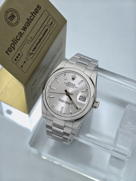 Rolex Datejust 31mm M278240-0005 Silver Sunray Index Dial Luxury Edition Super Clone Watches 1:1 Best Replica