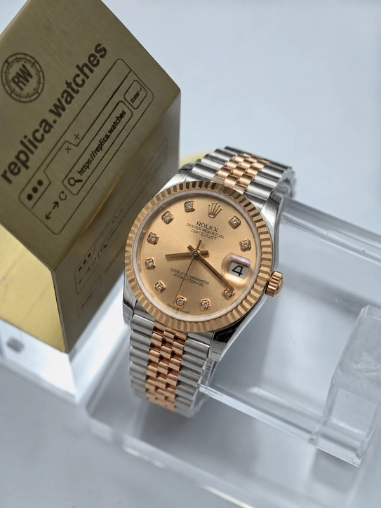 Rolex Ladies Datejust M278271-0024 Super Clone 31mm Sundust Dial 904L Steel Watch with Clone Calibre 2236