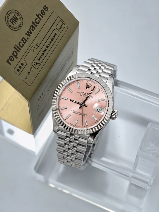 Rolex Oyster Perpetual Datejust 31mm M278274-0014 Pink Dial 904L Stainless Steel Super Clone Luxury Watch