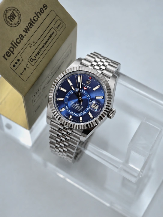 Rolex Sky-Dweller M336934-0006 42mm Blue Dial 904L Steel Clone 9002 Super Clone Luxury Sports Watch