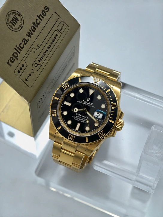 Best Rolex Submariner M116618LN 40mm Gold Super Clone Black Dial Cal.3135 Edition