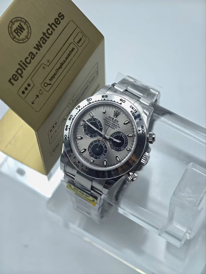 Rolex Daytona M116509-0072 Silver Dial 40mm 904L Steel Cal.4130 Super Clone Watches 1:1