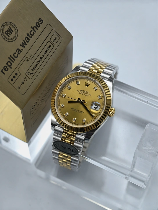 Rolex Datejust M126333-0012 Super Clone Watch 41mm Champagne Dial 904L Steel Jubilee Bracelet Clone 3235