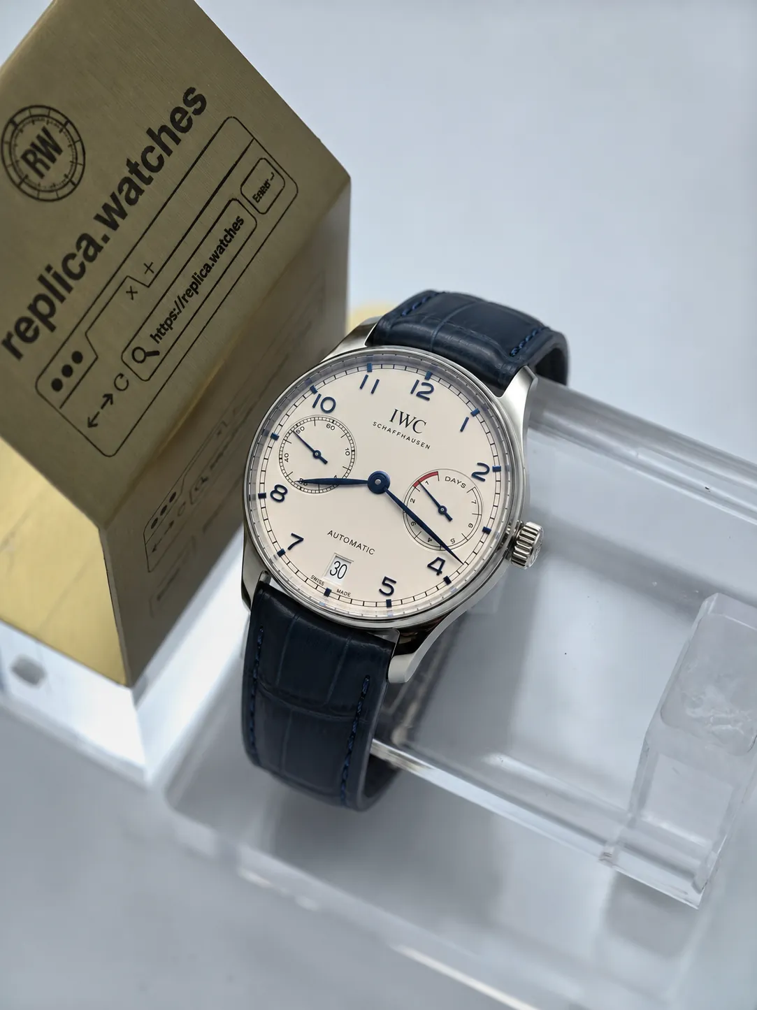 Replica IWC Portugieser Automatic IW500705 Silver Dial 42.3mm Steel Z Factory Watch