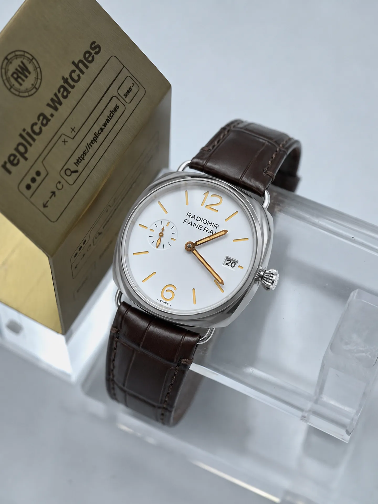 Replica Panerai Radiomir PAM01292 White Dial 40mm Steel VS Factory Watch