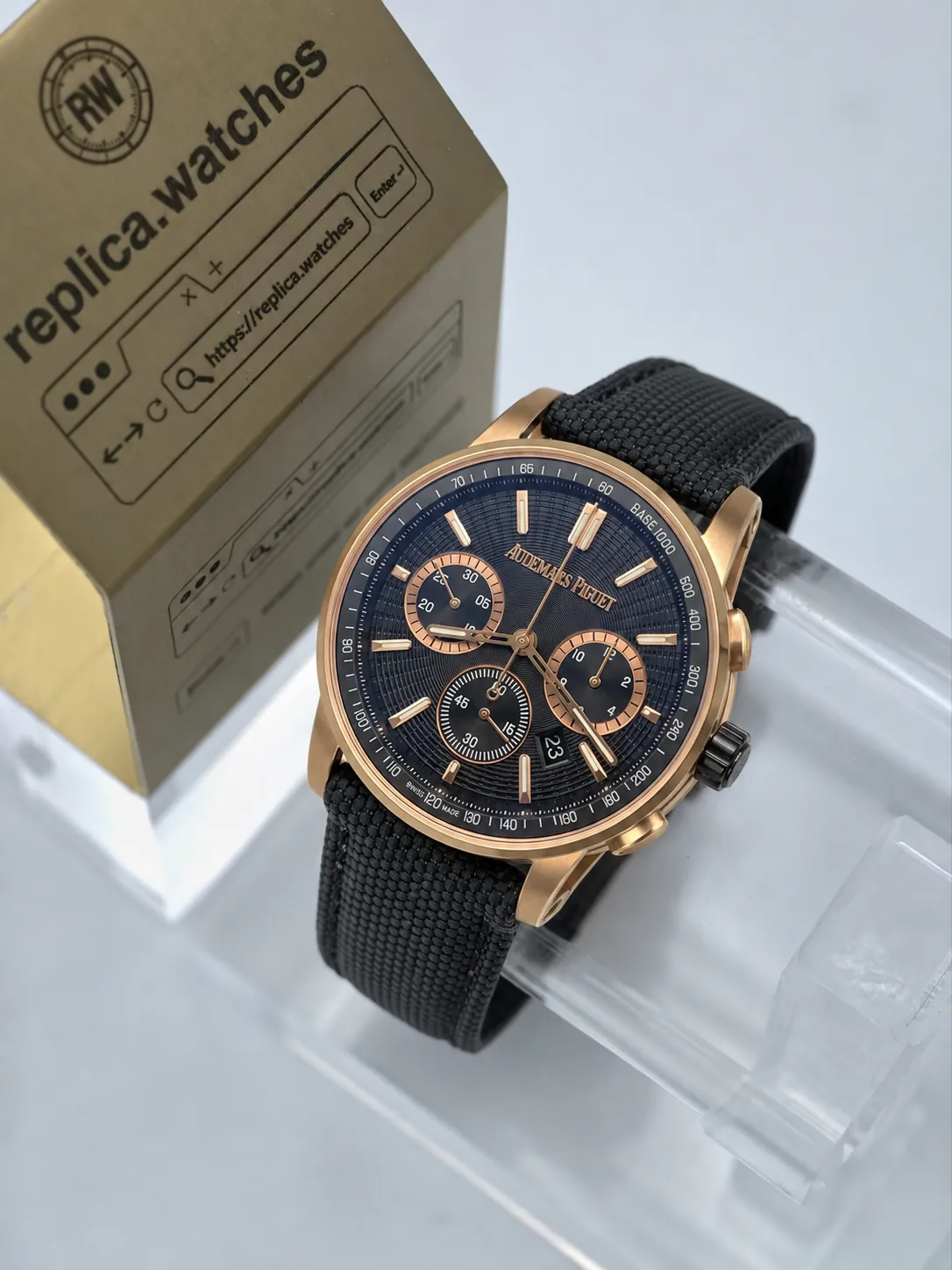 Audemars Piguet Code 11.59 26393NR.OO.A002KB.02 41mm Modern Black Dial Replica Watch