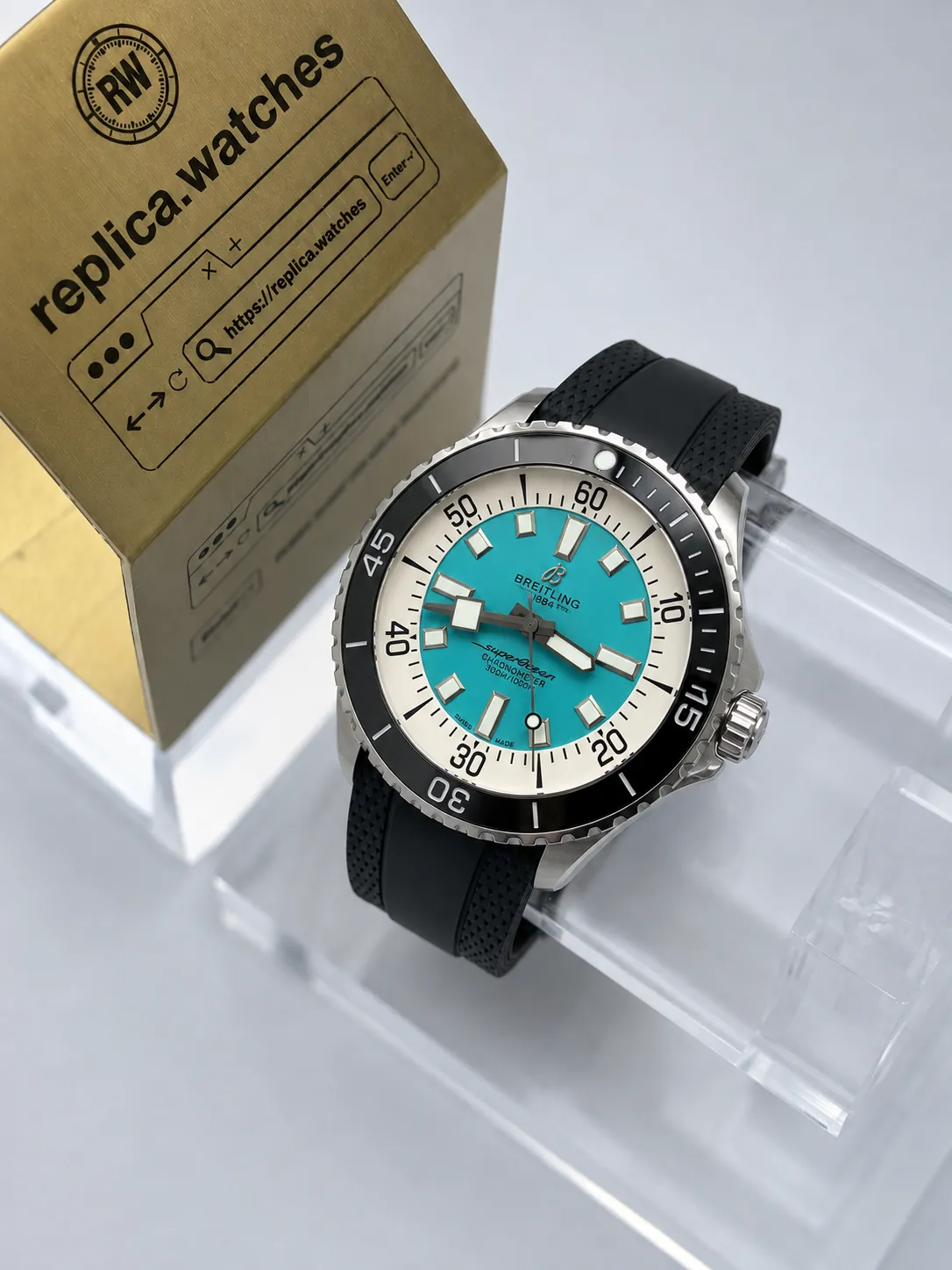 Breitling Superocean A17376211L2S1 44mm SW200 Movement OF Replica Ceramic Bezel Watch