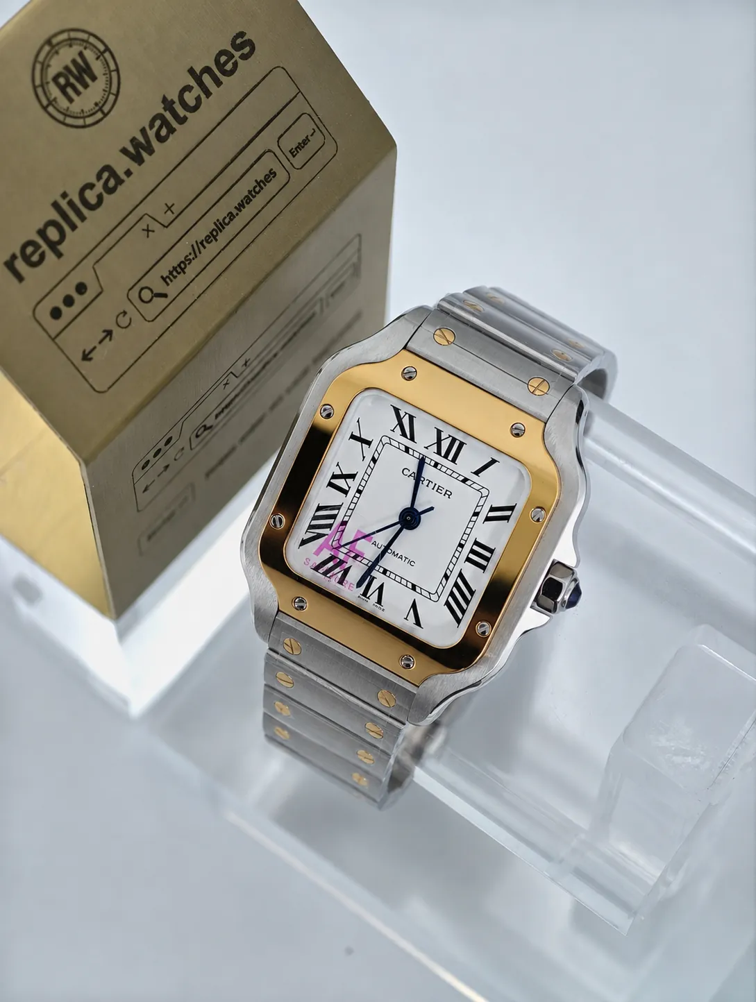 Cartier Santos de Cartier W2SA0016 Automatic Movement 35mm AF Stainless Steel Super Clone Watch
