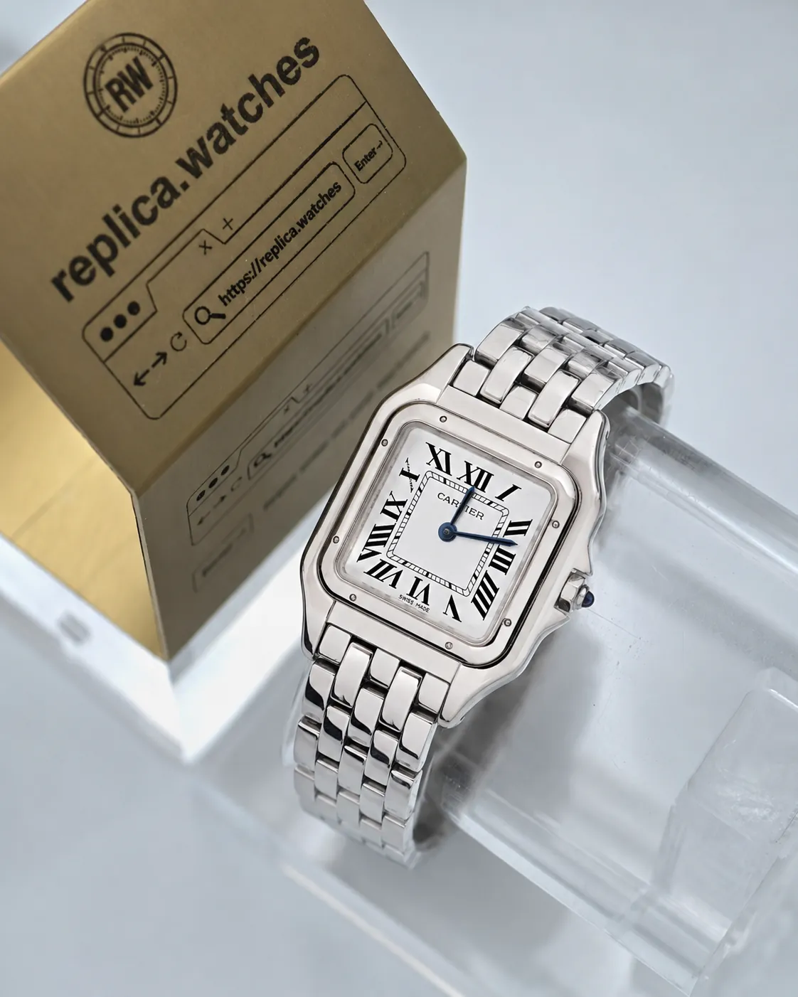 Cartier Panthère de Cartier WSPN0007 Quartz Movement 27x37mm Elegant Jewelry Super Clone Watch
