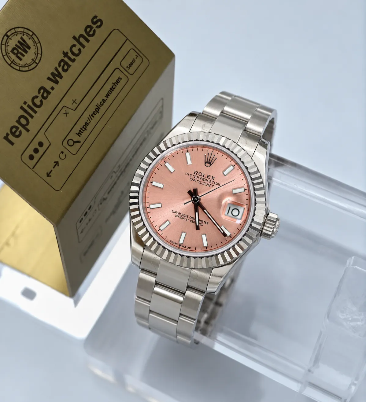 Rolex Datejust M278274-0013 31mm 2236 Movement Classic Luxury 904L Steel Replica Watch