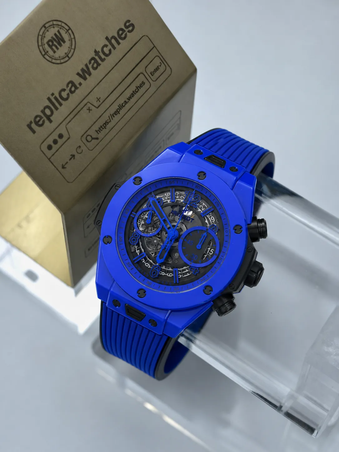 Hublot Big Bang Unico 441.ES.5119.RX HUB1280 Movement 42mm Bold Blue Ceramic Chronograph Replica Watch