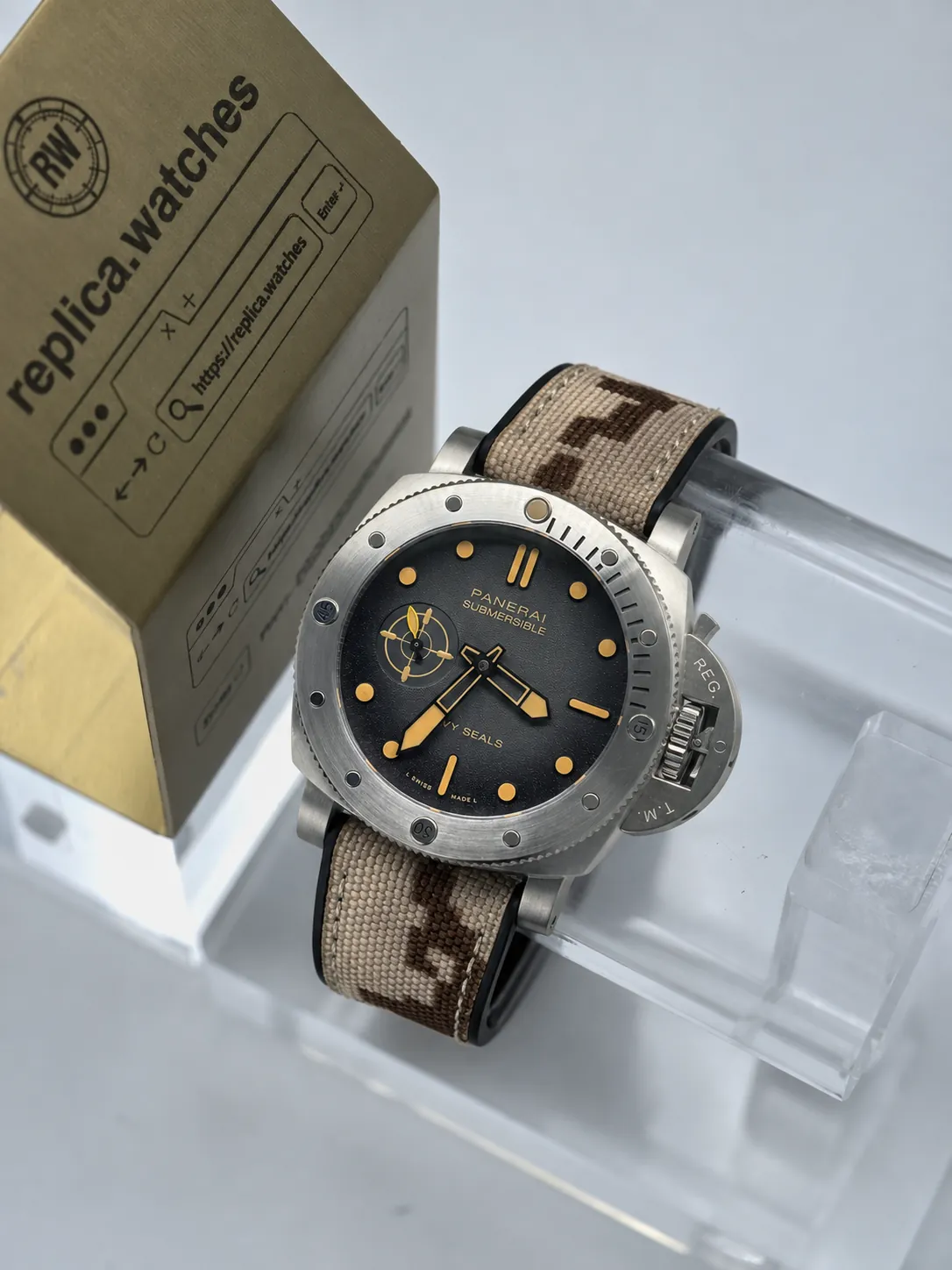Panerai Submersible PAM01518 P.900 Movement 44mm Navy Seals Tactical Sports Super Clone Watch