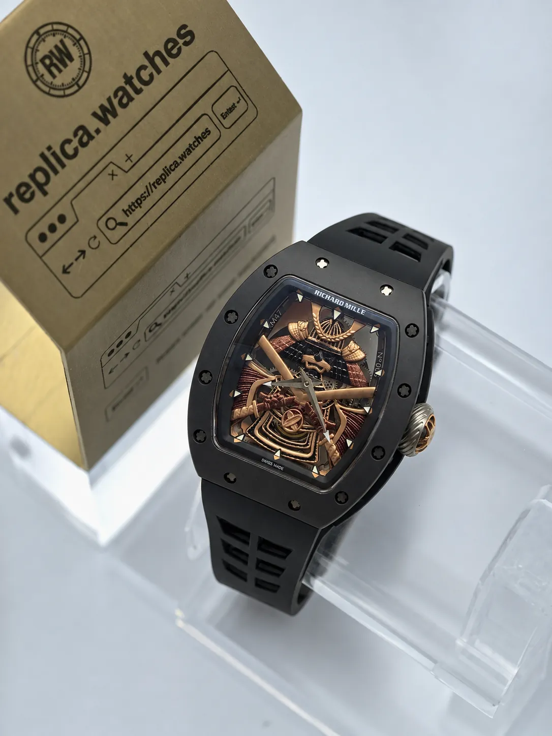 Richard Mille RM 47 Time of the Samurai Tourbillon Manual Winding Super Clone Watch