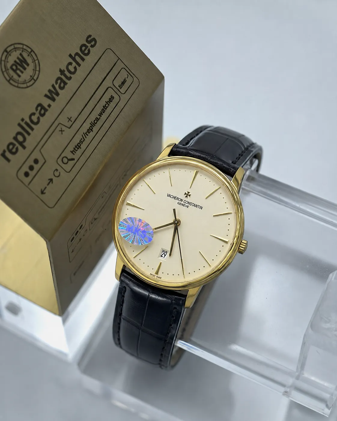 Vacheron Constantin Patrimony 85180/000J-9231 Replica 2450 Movement 40mm MKS Classic Date Watch