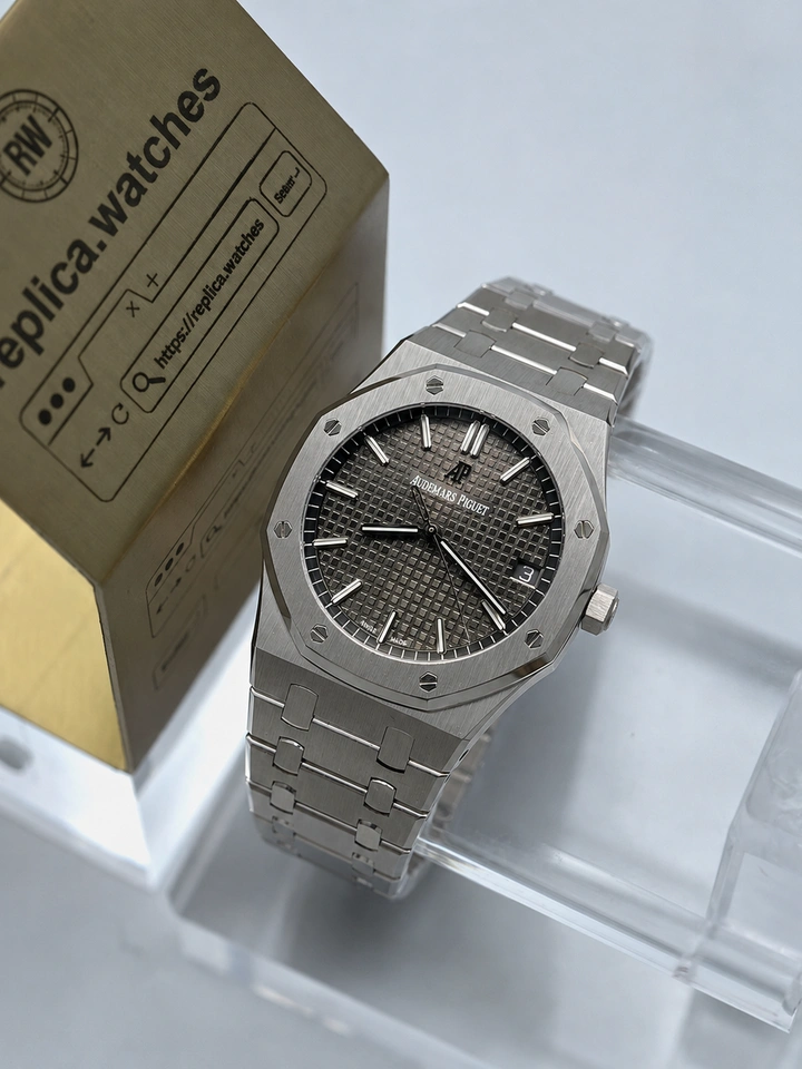 Audemars Piguet Royal Oak 15500ST.OO.1220ST.02 Clone Watch 41mm Grey Grande Tapisserie Dial Super Clone 4302